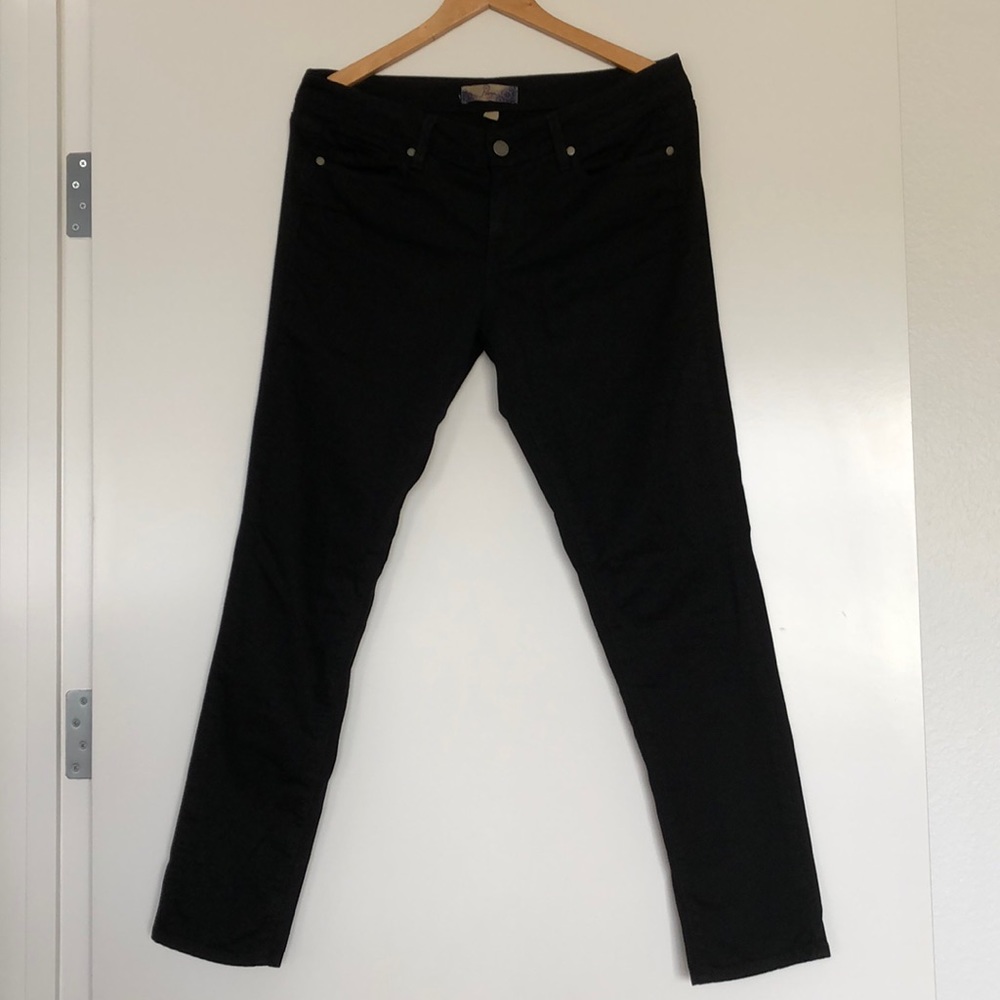 Paige black denim skinny jeans